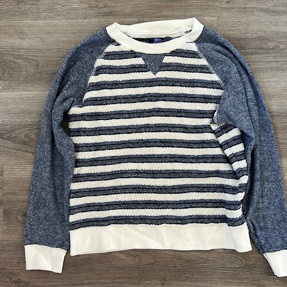 Mother Boxy Striped Sweater